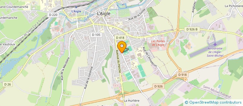 localisation de l'entreprise LAV AUTO 61 à L'AIGLE