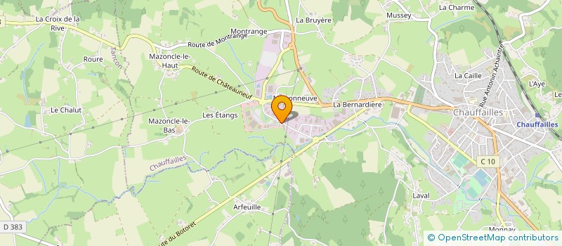 localisation de l'entreprise LAV AUTO CLEAN à CHAUFFAILLES