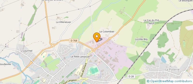 localisation de l'entreprise LAV'AUTO DU PENTHIEVRE  LAMBALLE-ARMOR