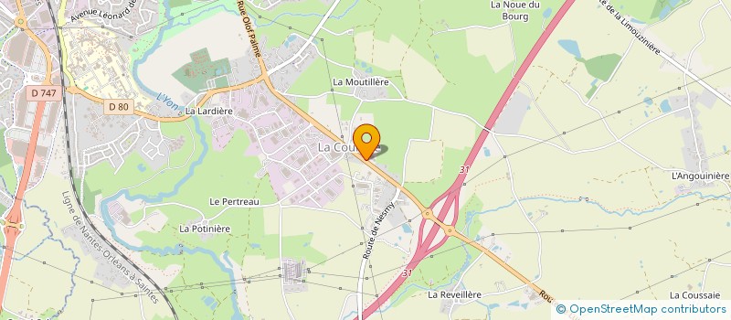 localisation de l'entreprise LAV'AUTO YONNAIS à ROCHE SUR YON (LA)