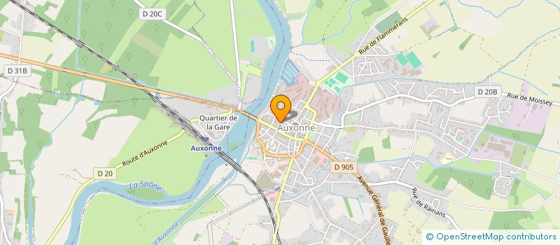 localisation de l'entreprise LAV'AUX à AUXONNE