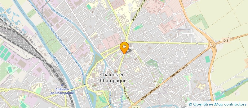 localisation de l'entreprise LAV'B à CHALONS-EN-CHAMPAGNE