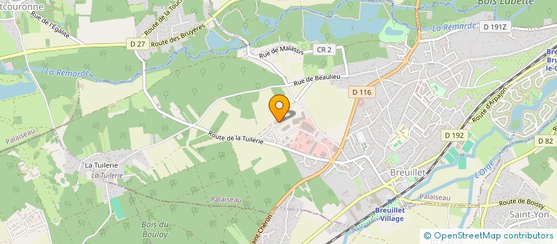 localisation de l'entreprise LAV-CHERON à BREUILLET