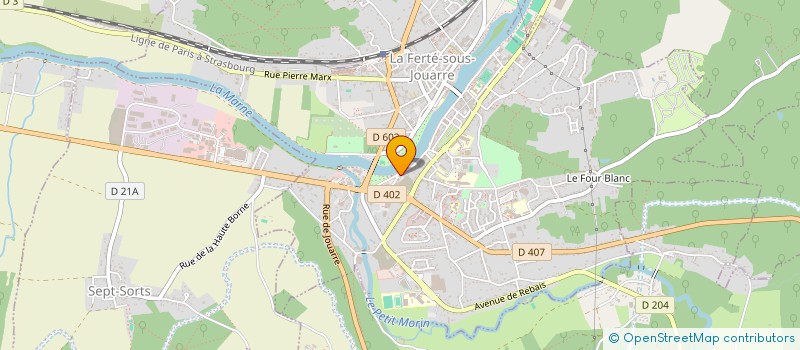 localisation de l'entreprise LAV ' ECO à LA FERTE-SOUS-JOUARRE