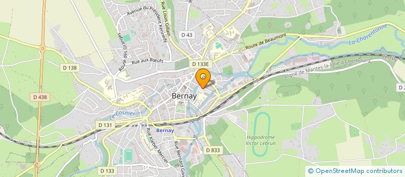 localisation de l'entreprise LAV'ELEC à BERNAY