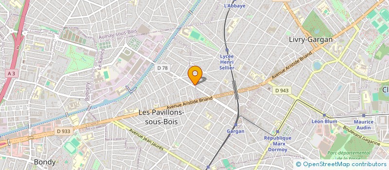 localisation de l'entreprise LAV'ELIE à LES PAVILLONS-SOUS-BOIS