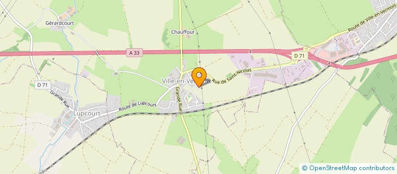 localisation de l'entreprise LAV'ELISE à VILLE-EN-VERMOIS