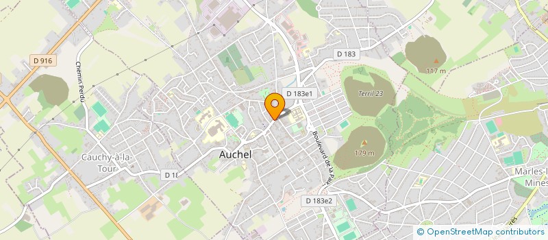 localisation de l'entreprise LAV'ENIR  AUCHEL