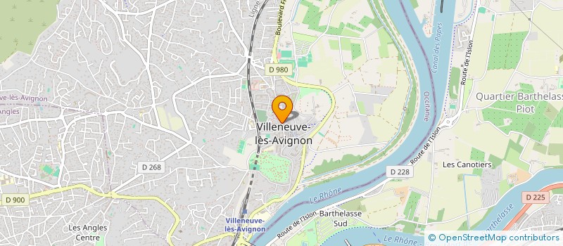 localisation de l'entreprise LAV'ENSOLEILLEE  VILLENEUVE-LES-AVIGNON