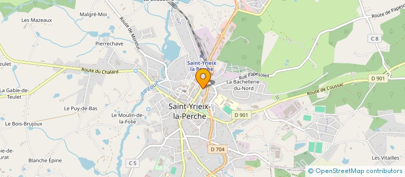 localisation de l'entreprise LAV ET SECH à SAINT-YRIEIX-LA-PERCHE