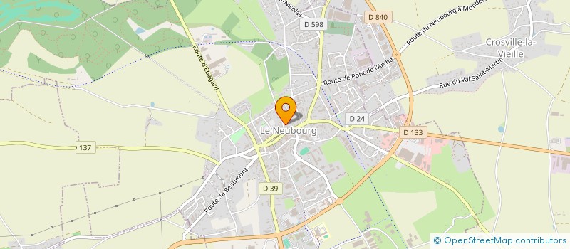localisation de l'entreprise LAV'EURE à LE NEUBOURG