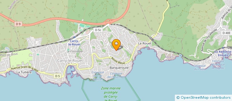 localisation de l'entreprise LAV'EX à CARRY-LE-ROUET