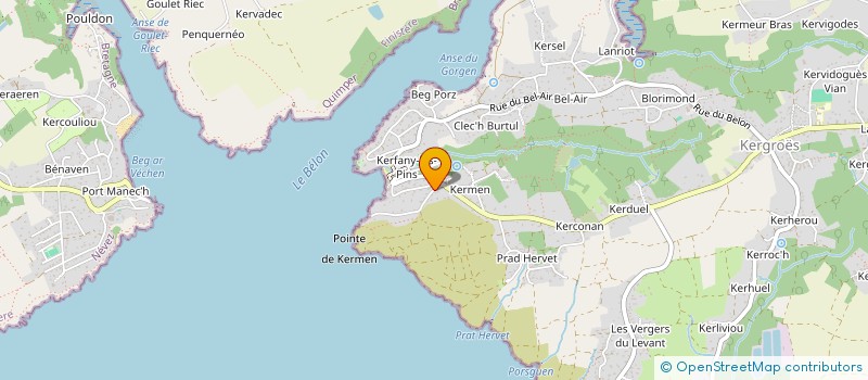 localisation de l'entreprise LAV'INOX à MOELAN-SUR-MER