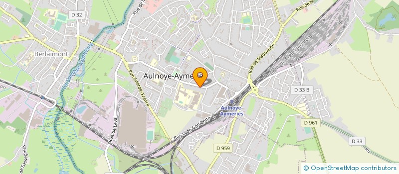 localisation de l'entreprise LAV'LINGE à AULNOYE-AYMERIES