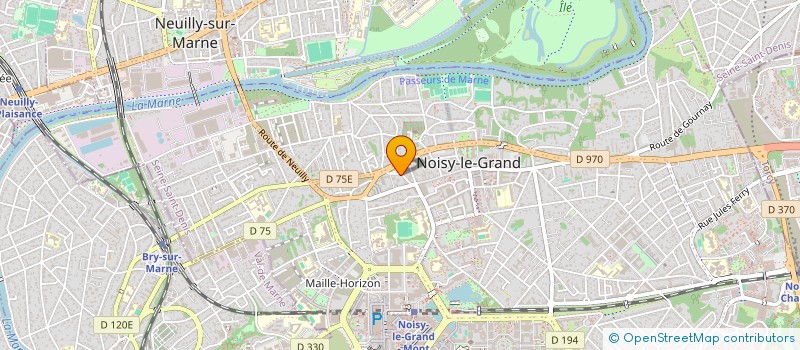 localisation de l'entreprise LAV LINGE NOISY à NOISY-LE-GRAND