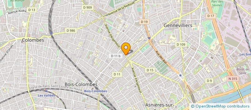 localisation de l'entreprise LAV LUX à ASNIERES-SUR-SEINE