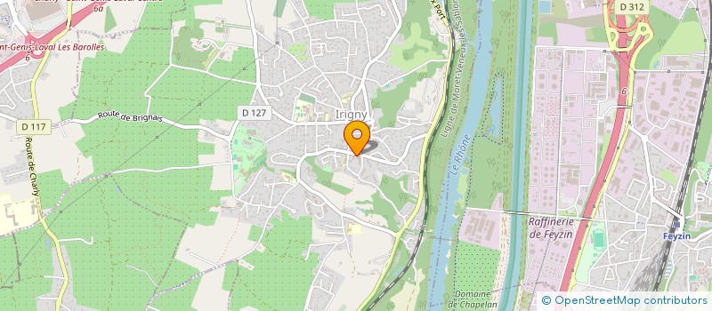 localisation de l'entreprise LAV'N'DRY à IRIGNY