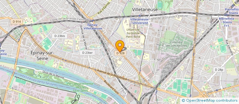 localisation de l'entreprise LAV-NET à EPINAY-SUR-SEINE
