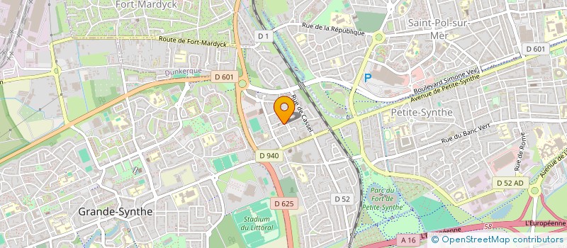 localisation de l'entreprise LAV'NET à DUNKERQUE