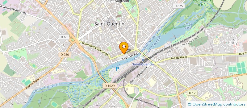 localisation de l'entreprise LAV'NET PICARD à SAINT-QUENTIN