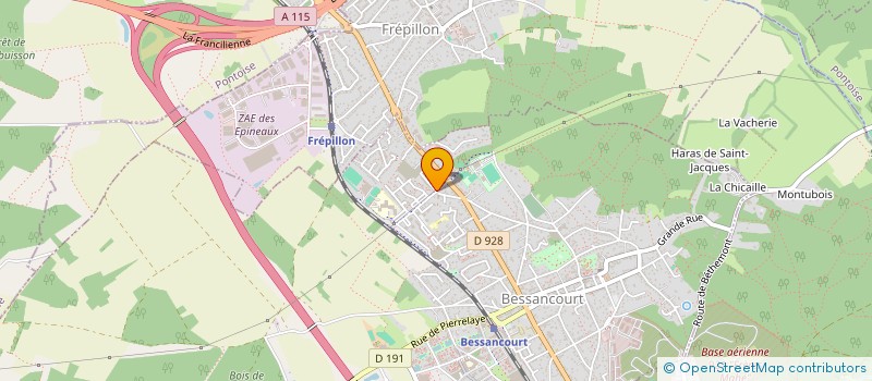 localisation de l'entreprise LAV NETT MULTI SERVICES  BESSANCOURT