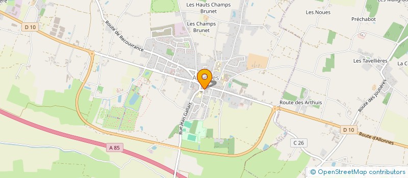 localisation de l'entreprise LAV.O.MATIC à ALLONNES