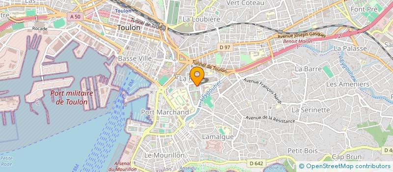 localisation de l'entreprise LAV'O PRATIC à TOULON
