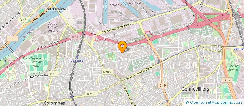 localisation de l'entreprise LAV'O PRESS à ASNIERES-SUR-SEINE