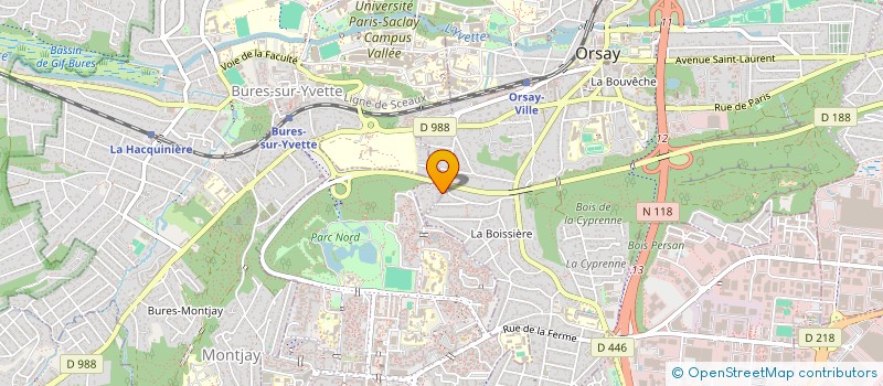 localisation de l'entreprise LAV'ORSAY à ORSAY