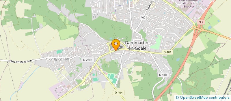 localisation de l'entreprise LAV'PRATIC  DAMMARTIN-EN-GOELE