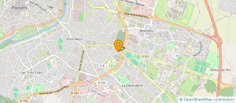 localisation de l'entreprise LAV' PRESS à POITIERS