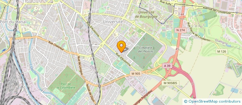 localisation de l'entreprise LAV-R-INVEST à DIJON