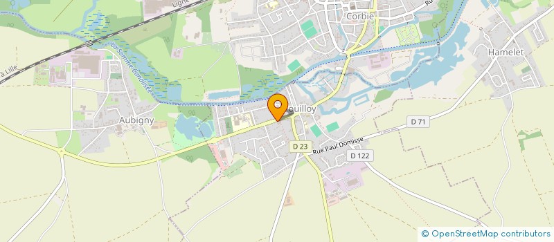 localisation de l'entreprise LAV VILL  FOUILLOY