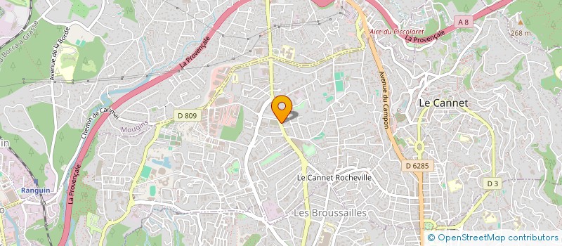 localisation de l'entreprise LAV'VITT à LE CANNET