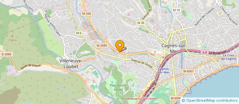 localisation de l'entreprise LAVA CAGNES à CAGNES-SUR-MER
