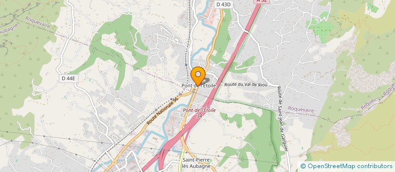 localisation de l'entreprise LAVABENA  ROQUEVAIRE