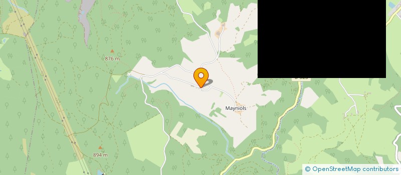 localisation de l'entreprise LAVABRE PERE ET FILS  BERTHOLENE