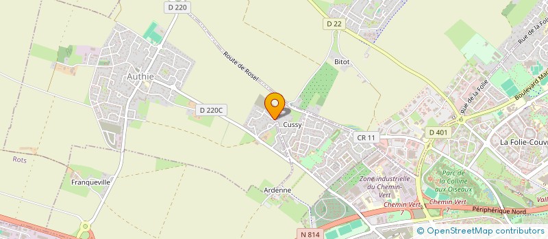 localisation de l'entreprise LAVACAN à AUTHIE