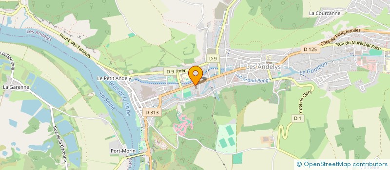 localisation de l'entreprise LAVAGE ANDELYSIEN à LES ANDELYS