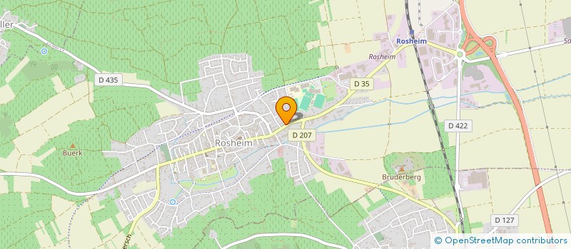 localisation de l'entreprise LAVAGE AUTO BARR à ROSHEIM