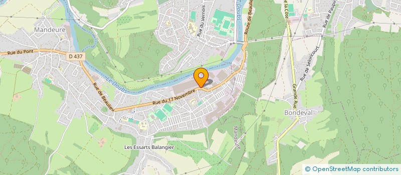 localisation de l'entreprise LAVAGE AUTO CLEAN 25  MANDEURE