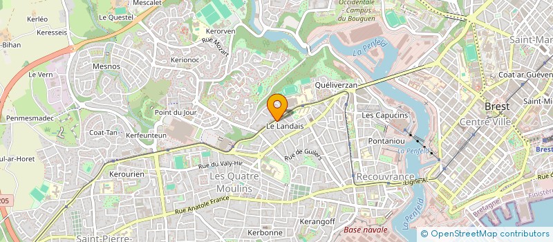 localisation de l'entreprise LAVAGE AUTO DE LA PRESQU'ILE à BREST
