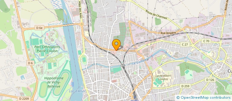 localisation de l'entreprise LAVAGE AUTO DES BARTINS à VICHY