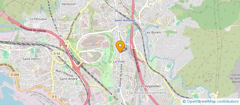 localisation de l'entreprise LAVAGE D'OR à MARSEILLE
