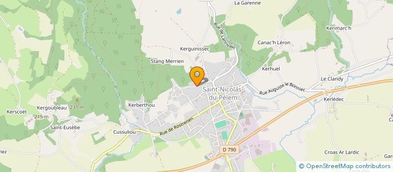 localisation de l'entreprise LAVAGE DE KERJOLY à SAINT-NICOLAS-DU-PELEM