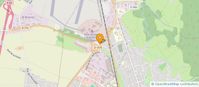 localisation de l'entreprise LAVAGE DE L'AVIATION à AMBERIEU-EN-BUGEY