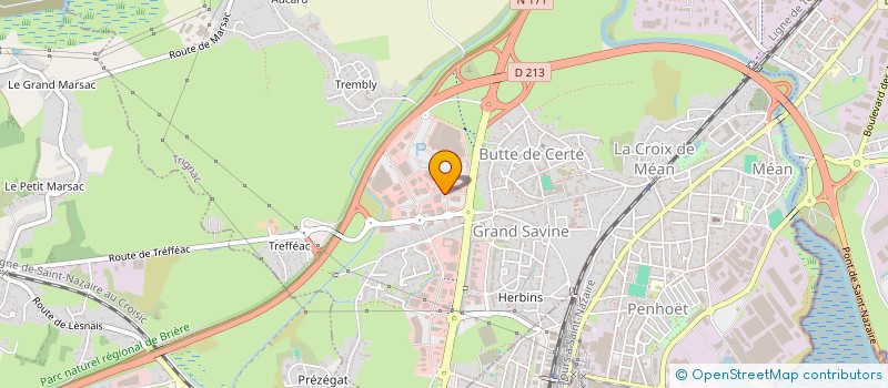 localisation de l'entreprise LAVAGE DE L'OUEST à TRIGNAC