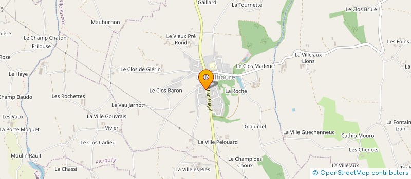 localisation de l'entreprise LAVAGE DE LA BAIE  LA MALHOURE