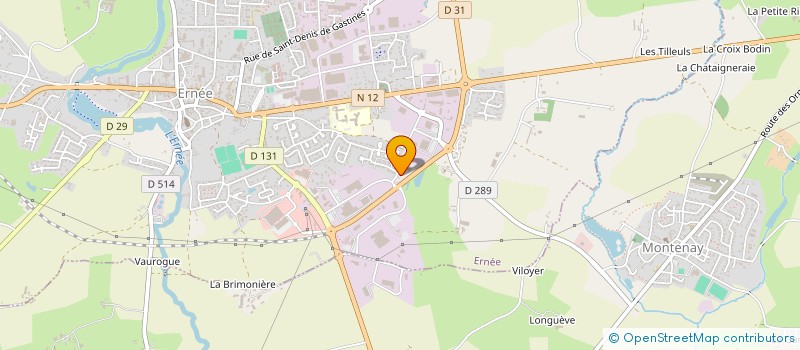 localisation de l'entreprise LAVAGE DE LA MISSION à ERNEE
