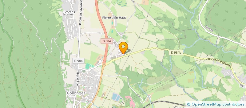 localisation de l'entreprise LAVAGE DE LA SEMINE  COLLONGES